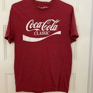 Coca-Cola Men's Red T-Shirt Size Medium